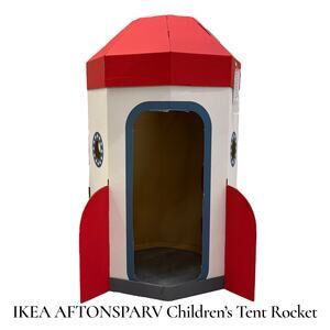 IKEA AFTONSPARV 53 1/4" Children's Cardboard Rocket 605.564.64